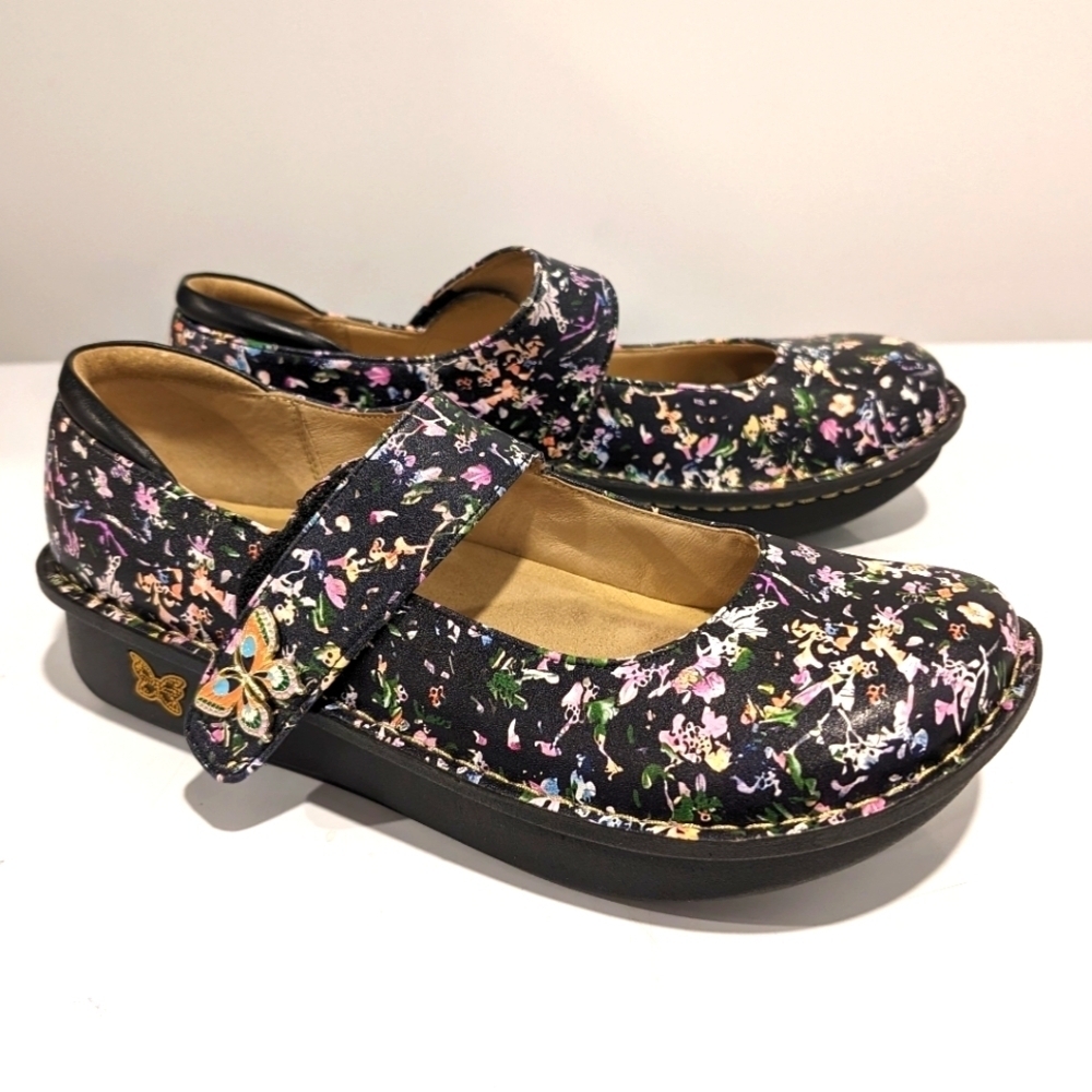 Alegria floral Mary Jane shoes